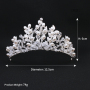 New dsgin silver pearl wedding crystal bridal tiaras and crowns for girls