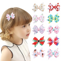 Hot sales good quality summer style orchid flower hairpin colorful cloth bowknot hairgrip Hot sales good quality summer style orchid flower hairpin colorful cloth bowknot hairgrip