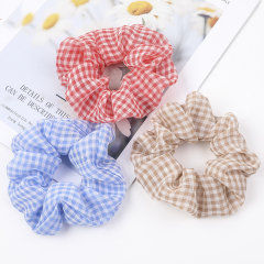 2020 New style wholesale women ladies gauze mesh scrunchies for hair
