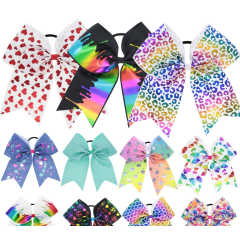 2020 Hot Fashion Rainbow JOJO Bow Elastic Organic Hair Tie for Girls Hair Accessories 2020 Hot Fashion Rainbow JOJO Bow Elastic Organic Hair Tie for Girls Hair Accessories