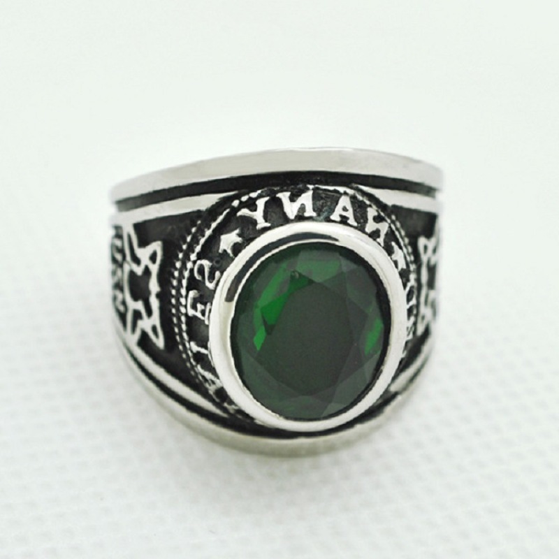 fashion ins amazon jewelry soccer logo Blue enamel custom signet boxing championship rings