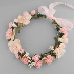 Delicate Jewelry Headband Wedding Hair Accessories Handmade tiaras for Floral Bridal Headpiece Women Headbands