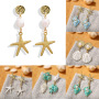 fancy best sell wish amazon korean women ladi jewelry earrings set drop star shell sea earring fancy best sell wish amazon korean women ladi jewelry earrings set drop star shell sea earring