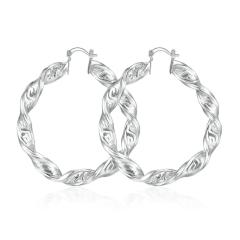 Fashion white copper hoop 60mm earring accessories  circle earrings for women