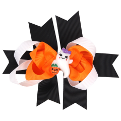 2019 Halloween decoration bat bows hair clips hairpins for girls hair accessories