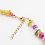 Summer beach fashion jewelry colorful alloy resin shell necklaces for women