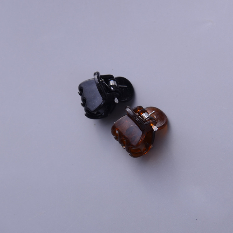Wholesale korea back small size hair clips simple acetate hair claw Wholesale korea back small size hair clips simple acetate hair claw