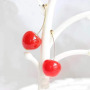 custom fashion trendy Gift fruit Adorable Cherry Drop dangle Earrings For Women custom fashion trendy Gift fruit Adorable Cherry Drop dangle Earrings For Women