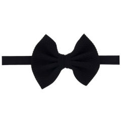 2020 Latest design fabric velvet big bow knot baby girl's hair band for kids hair accessories