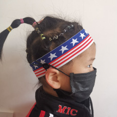 Amazon hot sale custom child elastic sweat sports yoga button headband Amazon hot sale custom child elastic sweat sports yoga button headband