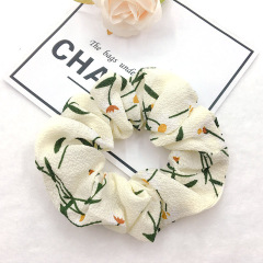 Custom Fashion 20pcs one pack Elastic Hair Band Wholesale Ladies Hair Ties Accessories Elastic chiffon Hair Scrunchies