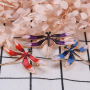 New butterfly Brooches for Women Plated Metal Enamel Pins Small Insect Jewelry Bumble dragonfly brooch crystals