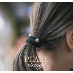 Elastic Hair Tie No Crease ponytail holder Hair Accessor Scrunchies pearl Hair ties