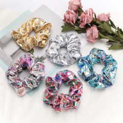 Creative fashion ins style personality scale pattern shiny elastic scrunchy hair ties Creative fashion ins style personality scale pattern shiny elastic scrunchy hair ties