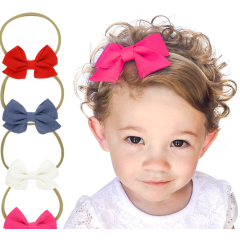 2020 Hot sale promotional handmade bow knot hair band headband for baby girl hair accessories