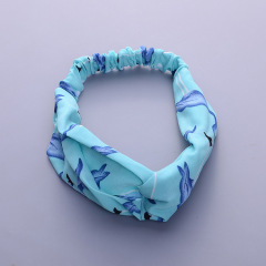 New vintage flamingo print  makeup cute headbands women hairbands lady