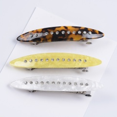 2020 Fashion natural hair clip ins hot acetate diamond diamond setting types hairpin set