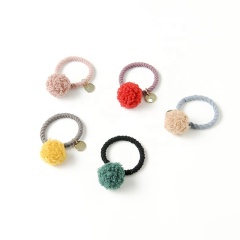 2019 hot sales hair accessories for girls set ball elastic custom printed hair tie with gold piece 2019 hot sales hair accessories for girls set ball elastic custom printed hair tie with gold piece
