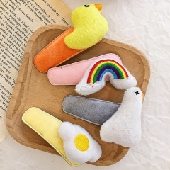 Cartoon animals drop shaped frog octopus little yellow duck bangs BB headdress baby hair pins clip