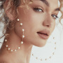 New arrive beads hanging round big baroque jewellery big pearl hoop earrings New arrive beads hanging round big baroque jewellery big pearl hoop earrings