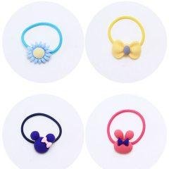 20pcs newborn baby girls elastic cotton flower headband hairband with box