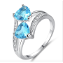 2019 Princess colorful diamond for party gemstone engagement ring 2019 Princess colorful diamond for party gemstone engagement ring