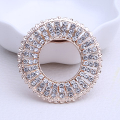 2020 hot korean explosion models jewelry brooches women pins glass pendant alloy Flower Uae brooch pin rhinestone