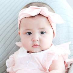 3pcs European style Children's bow strip headbands cotton hair band