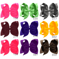 custom ins fashion fall jojo boutique babys kids girl 6 inch hair bows clips