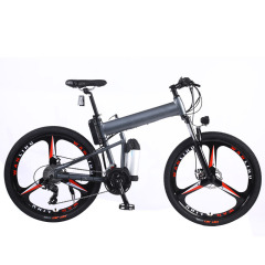 factory supply 24/26 inch speed double disc brake folding mountain bike electric bicycle factory supply 24/26 inch speed double disc brake folding mountain bike electric bicycle