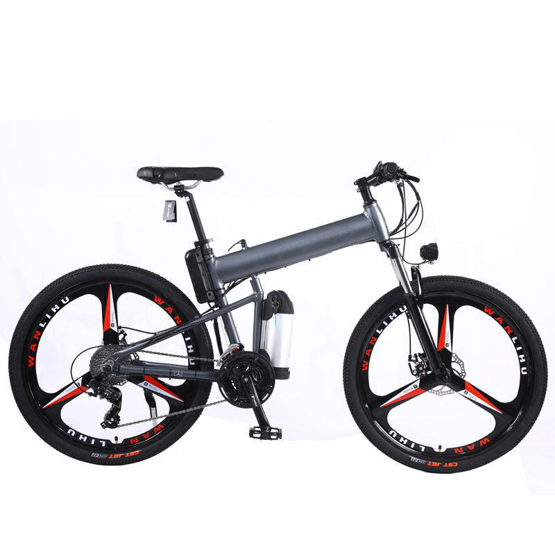 factory supply 24/26 inch speed double disc brake folding mountain bike electric bicycle factory supply 24/26 inch speed double disc brake folding mountain bike electric bicycle