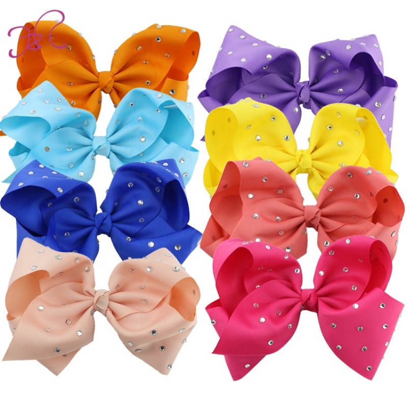Rhinestone hair clip bubble flower bag drill hair accessories solid color bow baby hair claw clips Rhinestone hair clip bubble flower bag drill hair accessories solid color bow baby hair claw clips