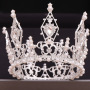 wholesale corea Alloy Water Lead Handmade Wedding Bridal big tall pageant crowns wholesale corea Alloy Water Lead Handmade Wedding Bridal big tall pageant crowns