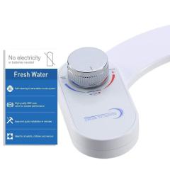 Non-electric bathroom water pressure control abs mechanical bidet attachment for toilet seat Non-electric bathroom water pressure control abs mechanical bidet attachment for toilet seat