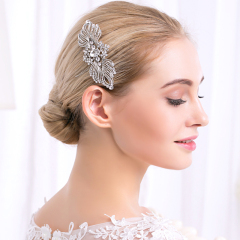 New design Bride silver Wedding hair accessories women bridal hair combs