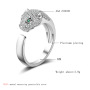 Fashion Personalized Available Micro Pave Full Cubic Zirconia Leopard Head Ring Fashion Personalized Available Micro Pave Full Cubic Zirconia Leopard Head Ring