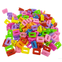 Amazon Hot Sale Colorful 100pcs Children Girl plastic small mini hair claw