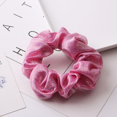 Glitter Bling Bling hair cord Accessories stain Elastic Scrunchy women hair bands