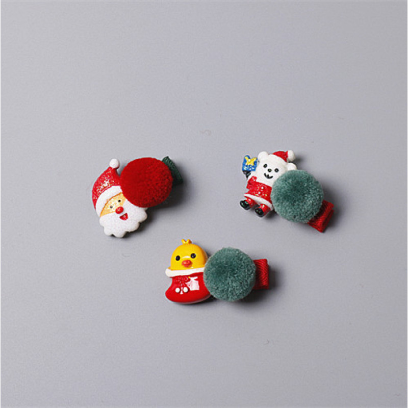 wholesale fashion christmas safety ball child kid baby girls hair clips wholesale fashion christmas safety ball child kid baby girls hair clips