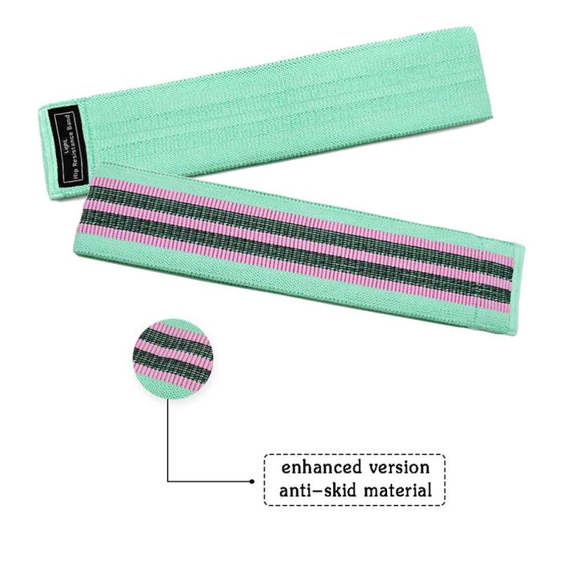 Wholesale bulk custom logo home indoor yoga loop elastic fitness resistance band set