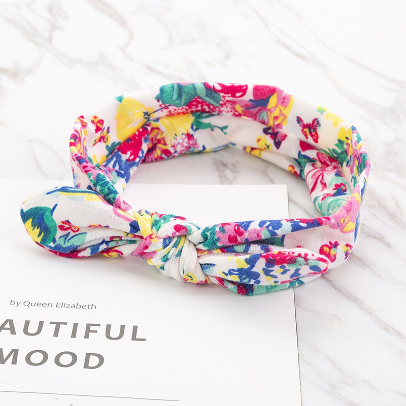 wholesale adjustable elastic children  fabric flowers  headbands