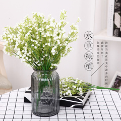 Flower king brand high quality artificial home wedding decor succulents wedding green plant