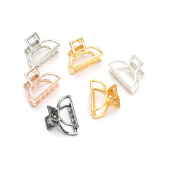 Non Slip baroque Girls glitter Winding Bling metal Pins Clamps Hair Claws