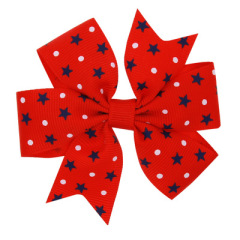 American style 10 style baby bows knot hair clips for girls hair accessories