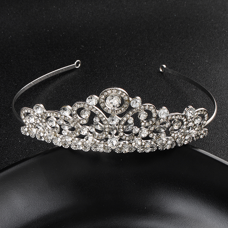 Fashion silver women rhinestone crystal wedding round bridal tiaras crown Fashion silver women rhinestone crystal wedding round bridal tiaras crown