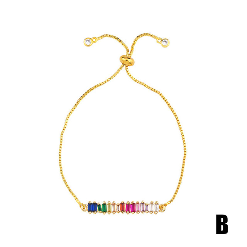 European and American fashion new exquisite jewelry zircon crystal bracelets for women