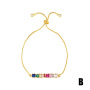 European and American fashion new exquisite jewelry zircon crystal bracelets for women