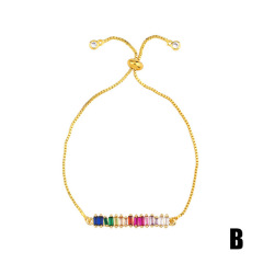 European and American fashion new exquisite jewelry zircon crystal bracelets for women
