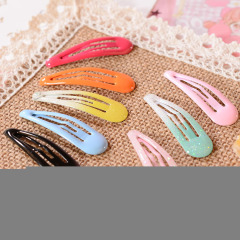 New children hair accessories alloy Water drop clip triangle hair clip