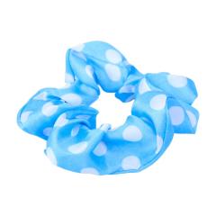 Wholesale Dot Print Satin Fabric Colorful Hair Elastic Band Accessories Hair Scrunchies